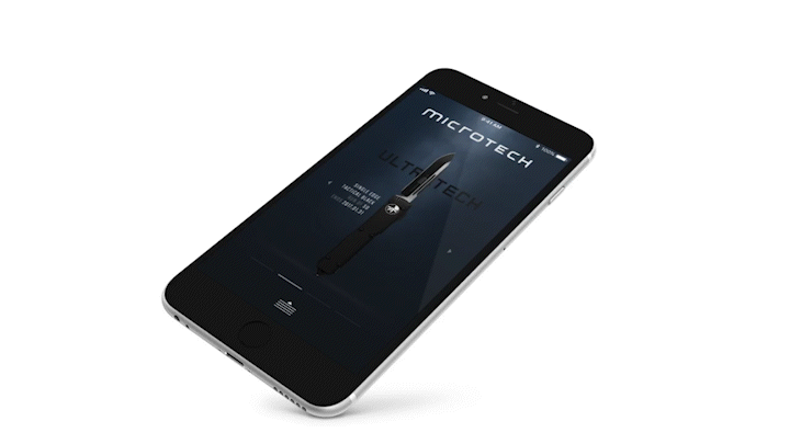 Microtech Knives - Mobile Menu